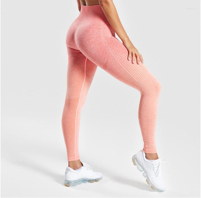

Active Pants Tights Woman Sports Fitness Jogging Stretch Gradient Sport Yoga Leggings Women' Female Gym Legging XL, Gradient hot pink
