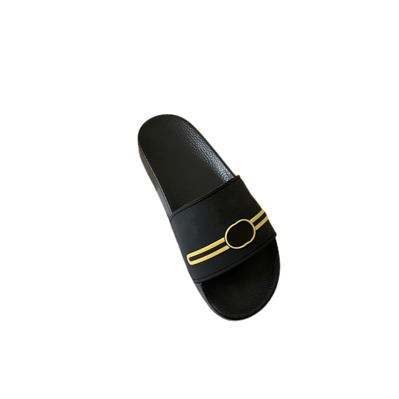 

With Box Designer Slippers Summer Fashion Rubber Bottom Casual Flats For Luxury Men Women beach Slippers Sliders 36-45