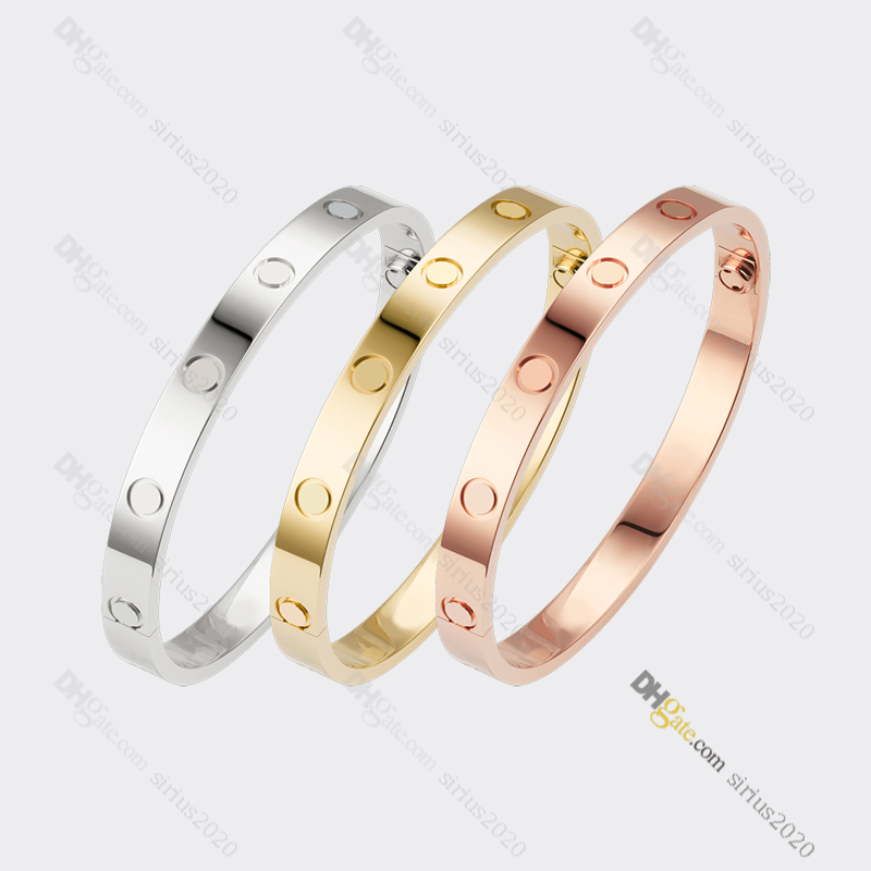 

bracelets designer for women love bracelet Titanium Steel Bangle Gold-Plated Never Fading Non-Allergic,Gold/Silver/Rose Gold; Store/21491608