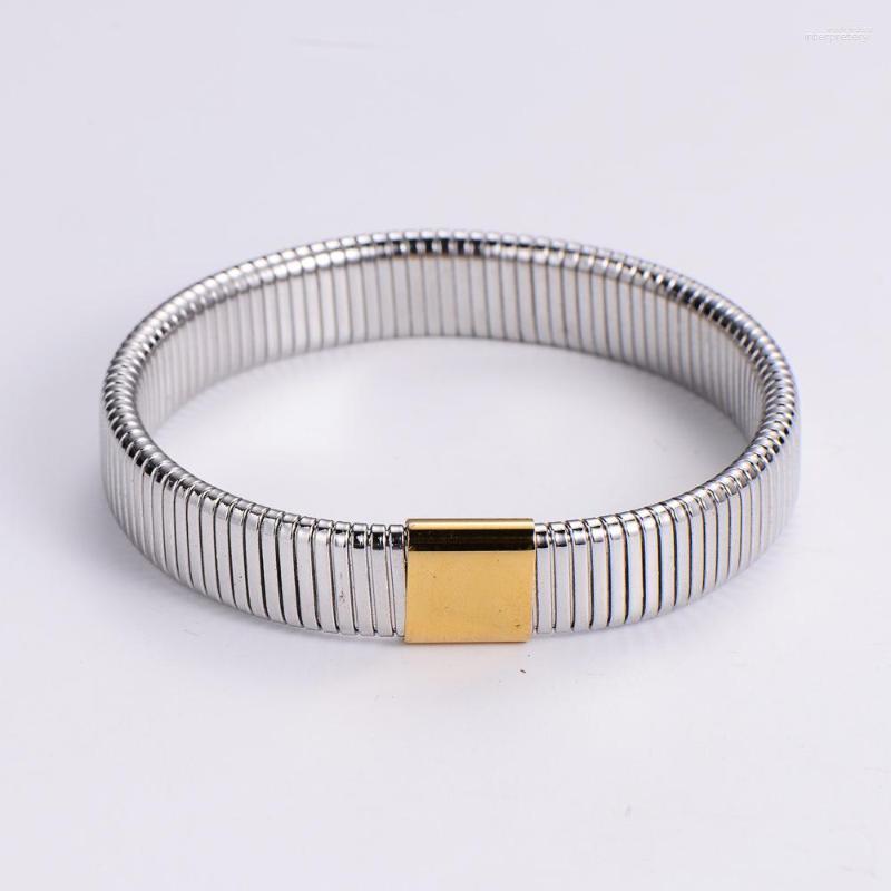 

Bangle Open Elastic Bracelet Men Jewelry Luxury Designer Gold Mixed Color Vintgae Hiphop Bangles For Women