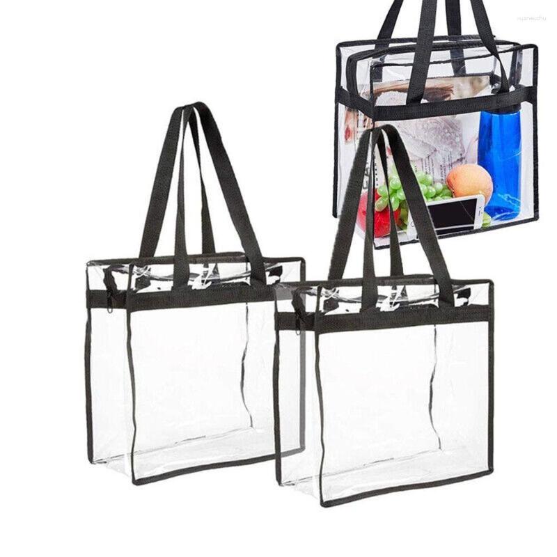 

Evening Bags PVC Travel Women Waterproof Messenger Bag Shoulder Transparent Handbag, Beige