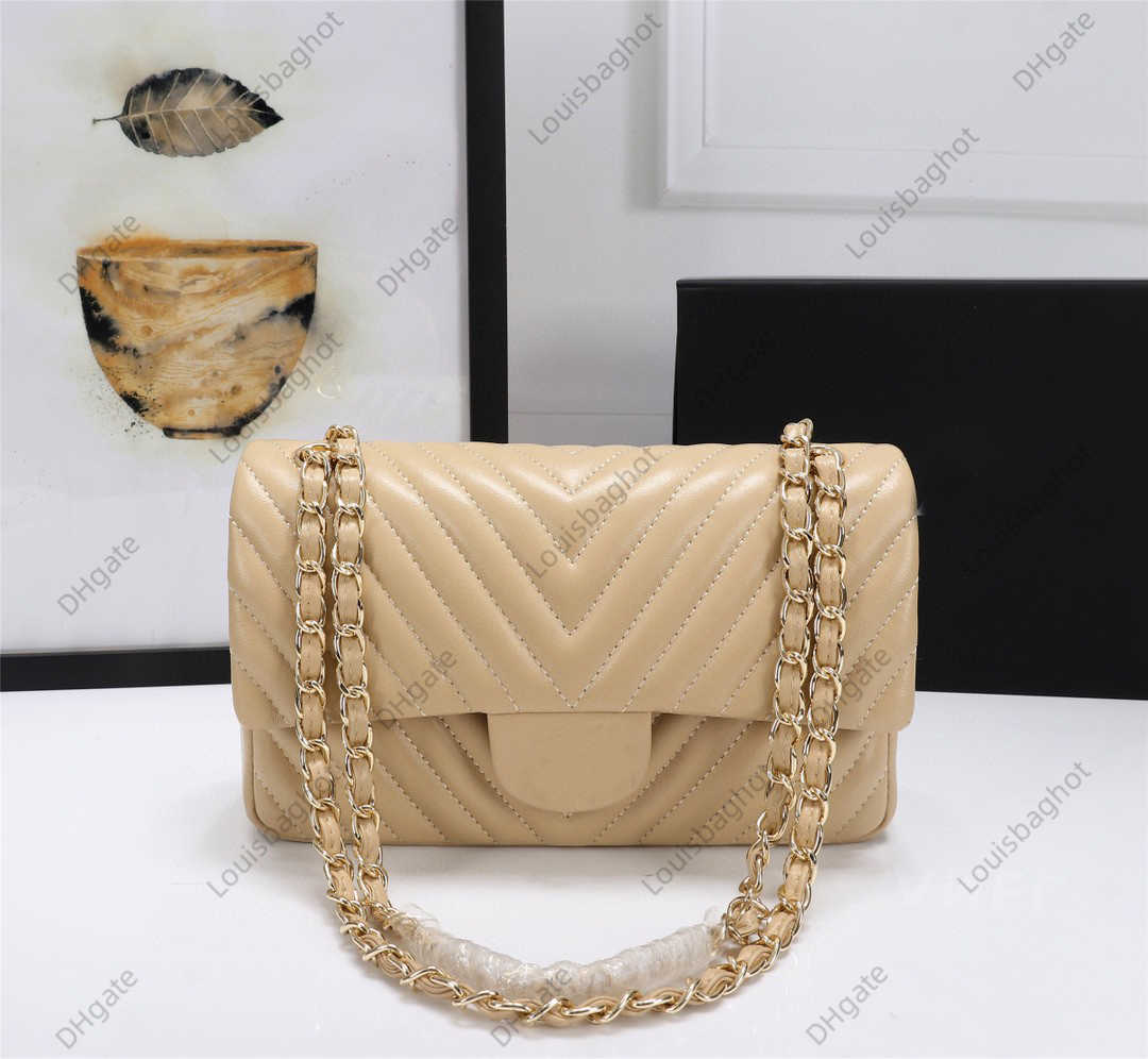 

Bags Crossbody Bag Classic Flap Shoulder Bag Cowhide Genuine Leather Fashion Wallet Gold Chain Shoulder Bags Handbags for Women Cc Bags Women, Color 22