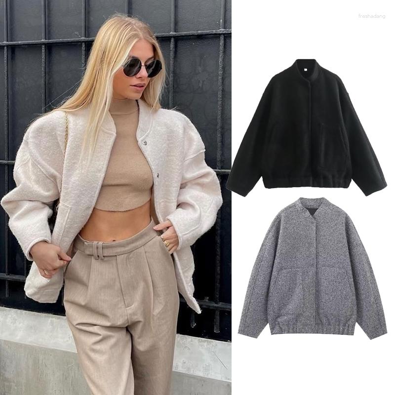 

Women's Jackets Spring Jacket Coat 2023 Fashion Women O- Collar Pocket Decoration Pilot Chic Casual Coats, Beige