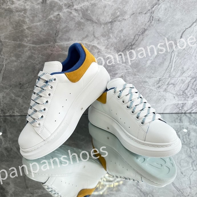 

2023 Luxury Designer sneaker shoe women Casual shoes mens leather white platforms with black outdoor sneakers size 35-46, 09