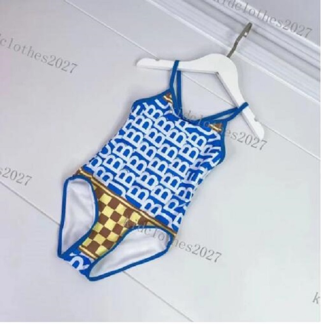 

kids One-Pieces Swimwear Designer Fashion Swimsuit blue Girls baby Bathing Suit Textile Summer Swimwear Bikinis Set Swim Clothing Swimming Bikini Bathers Suits 23