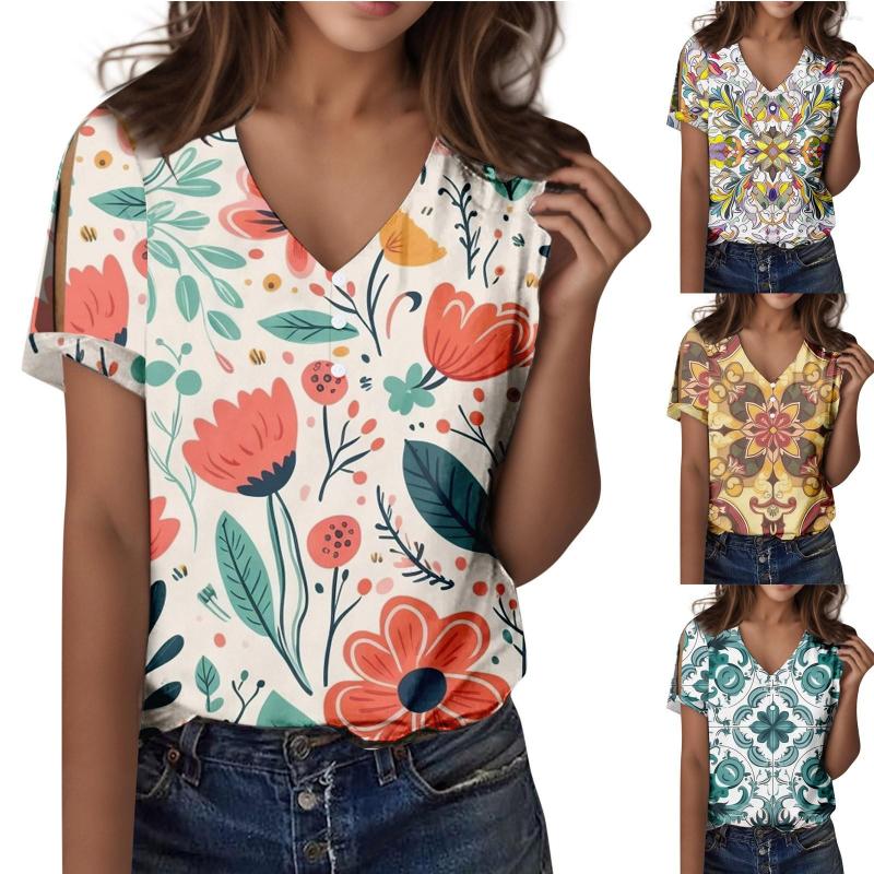 

Women' Blouses Tee Shirts Women Our Womens Long Sleeve Summer Casual Hollow Short V Neck Button Fancy Blouse, Yellow