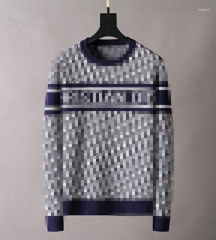 

Men's Sweaters Sweater Letter Embroidery Knit Winter Sports Shirt Round Neck Long Sleeve Female Designer Hoodie