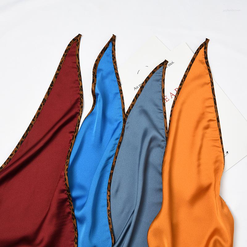 

Scarves Multifunction Head Wrap Scarf Shawl Women Elegant Pattern Silk Hair Bandana Party Skinny For Ladies Neckerchiefs