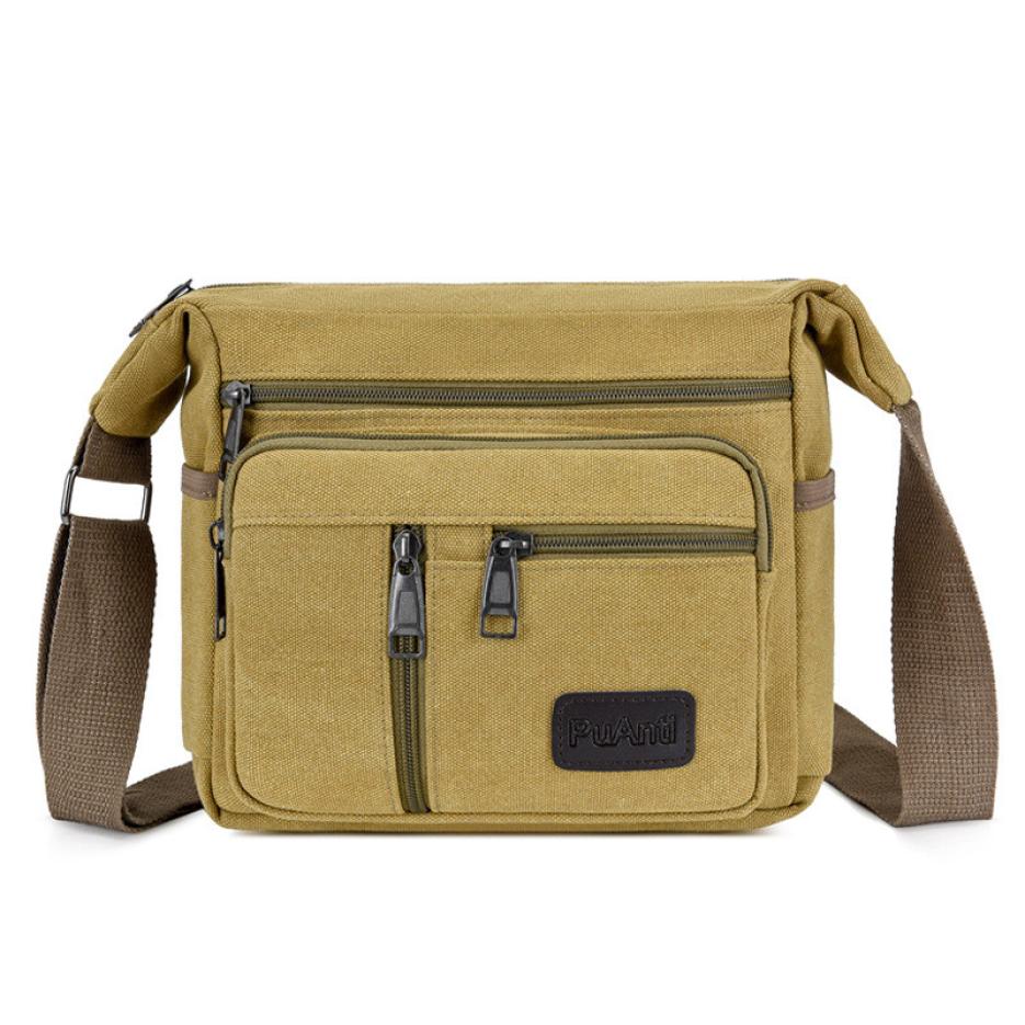 

Shoulder Bag Travel Shoulder Canvas Messenger Sling Bag for Men Women8625490, Red