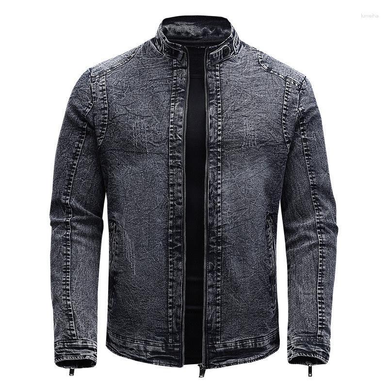 

Men's Jackets Mens Casual Warm Jeans Jacket Autumn Winter Fleece Lined Thick Thermal Denim Trucker Coat Slim Fit Cowboy Outerwear Washed, Black