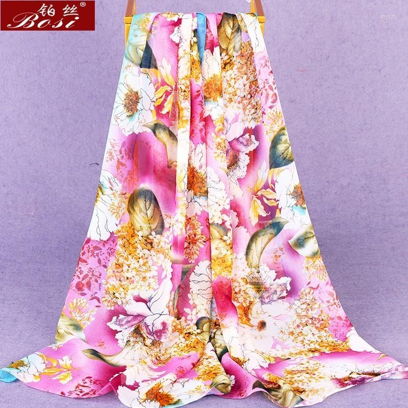 

Scarves Chiffon Scarf Winter Shawl Schal Poncho Women Scarfs Ethnic Big Flower Hijab Luxury Ladies Retro Blanket