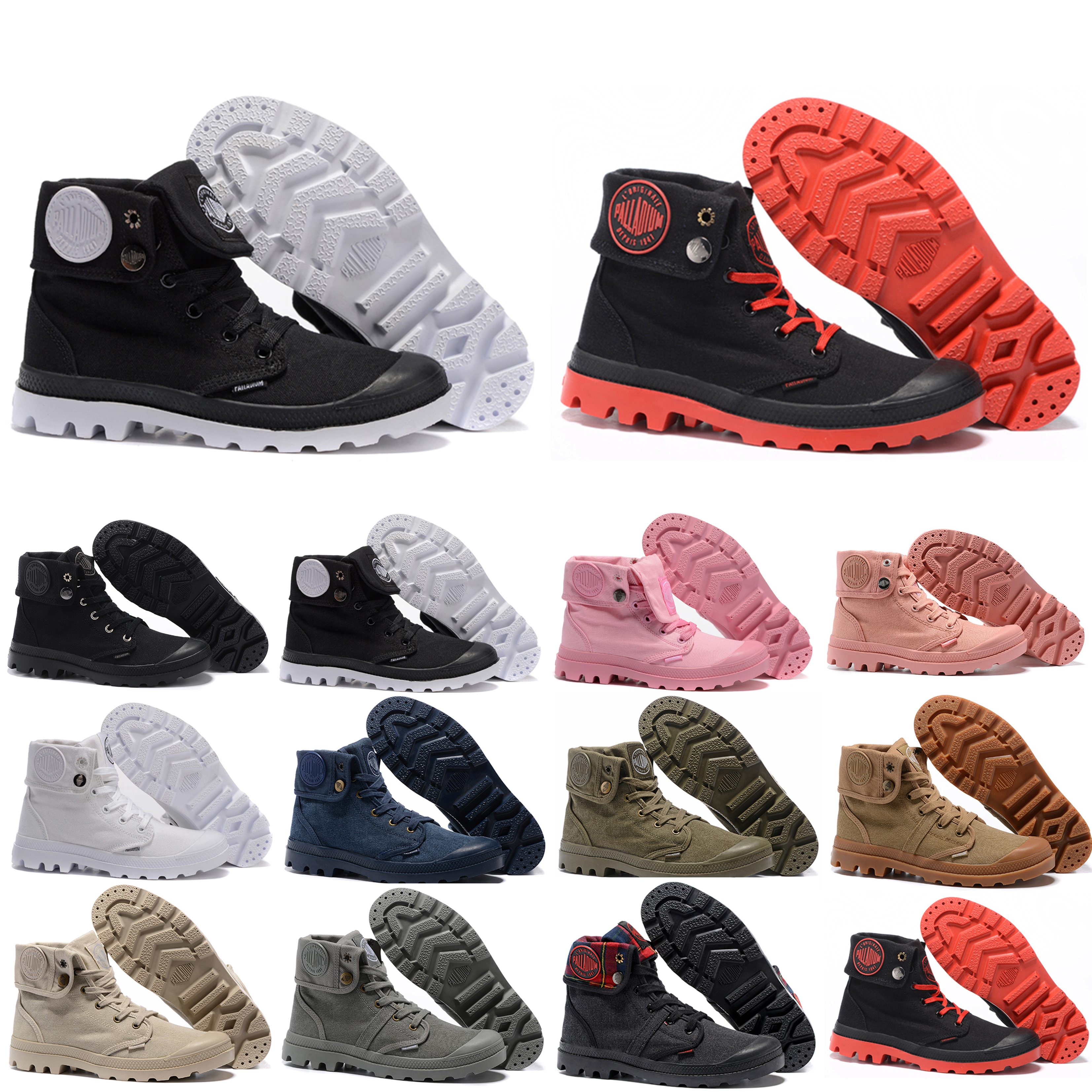 

PALLADIUM Boots for men women Pallabrouse Mens Boots Half Ankle Boots Booties Boot Canvas Sneakers Casual Shoes Skateboard Walking Sneakers, Item#9