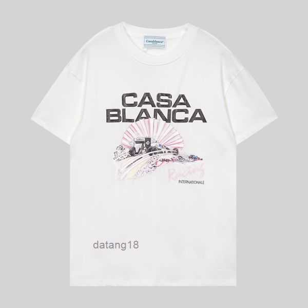 

Mens Designer t Shirt Casablanc Man Womens Shirts with Letters Print Short Sleeves Summer Casablanca T-shirts Men Loose Tees Us -xxl 20 D5BC, 16