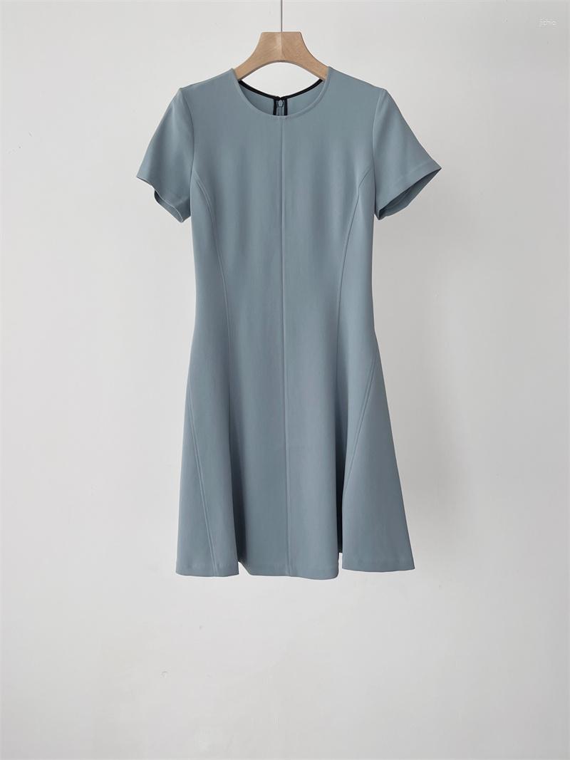 

Casual Dresses Women Summer 2023 Arrival O Neck Short Sleeve Solid Dress, Summer dress