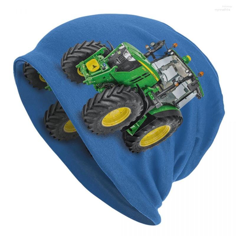 

Berets Tractor Skullies Beanies Caps Unisex Winter Warm Knit Hat Women Men Cool Adult Bonnet Hats Outdoor Ski Cap