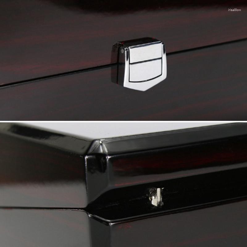 

Watch Boxes & Cases Luxury Wooden Box Vintage Organizer Holder For Watches Bracelet Jewelry Storage With Pillow Wristwatch GiftWatch