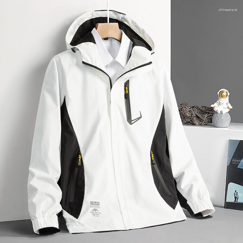 

Men's Jackets Fashion Jacket Coats Men Hooded Waterproof Outdoor Outwears Male Windbreaker Cargo Women, Black women