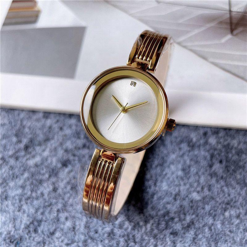 

Wristwatches Brand Watches Women Girl Beautiful Crystal Diamond Style Metal Steel Band Quartz Wrist Watch G112, Gold black black