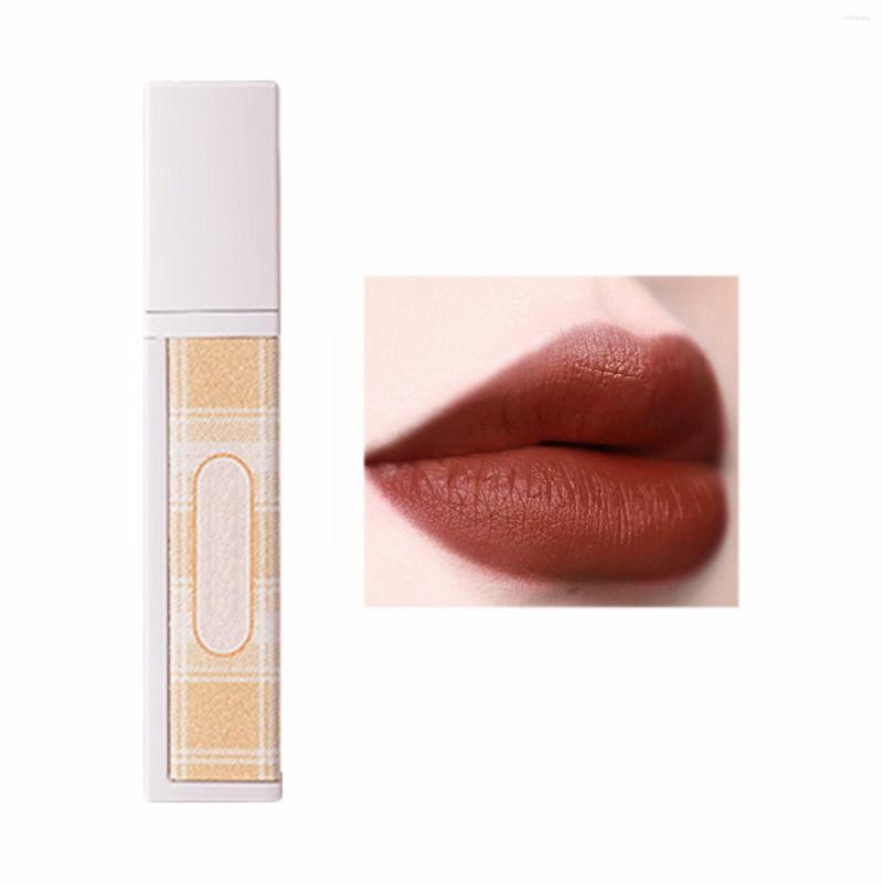 

Lip Gloss Makeup Top Sellers Roller Ball For Girls Small Lattice Glaze Velvet Fog Surface Waterproof And Not Jelly