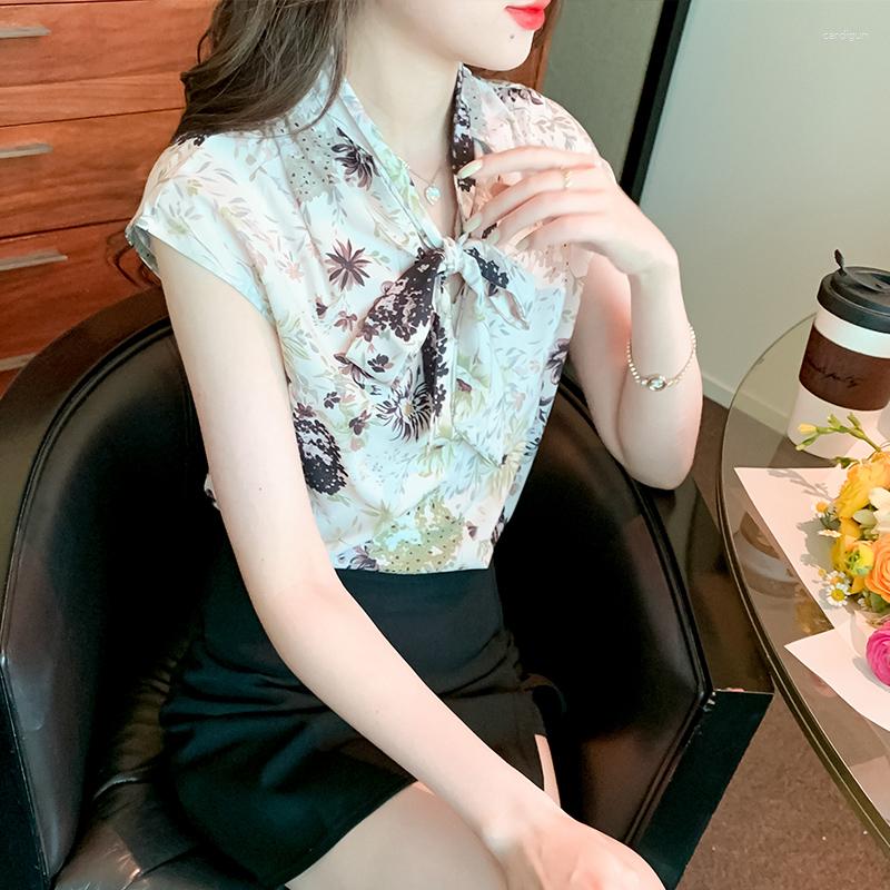 

Women' Blouses Summer Chiffon Shirts Fashion Printing Womens Casual Daily Ladies Tops Blusa Mujer, Mixed