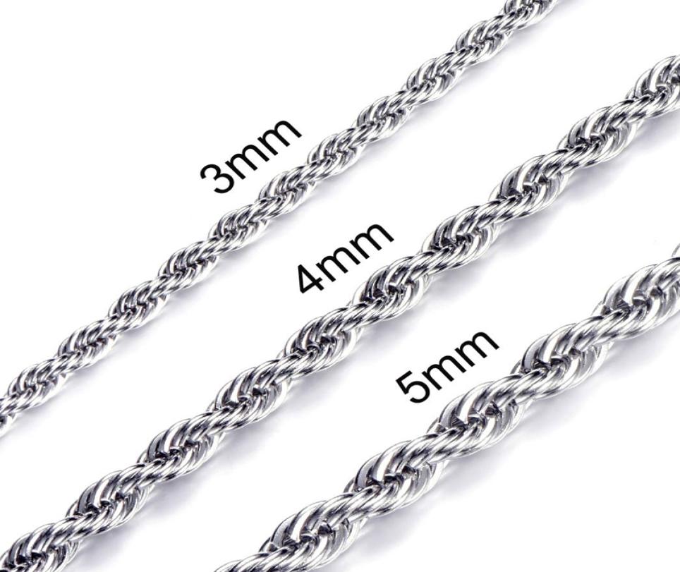 

ed chain necklace mens stainless steel fashion necklaces link chain for jewelry long necklace gifts for women Accessories8135454