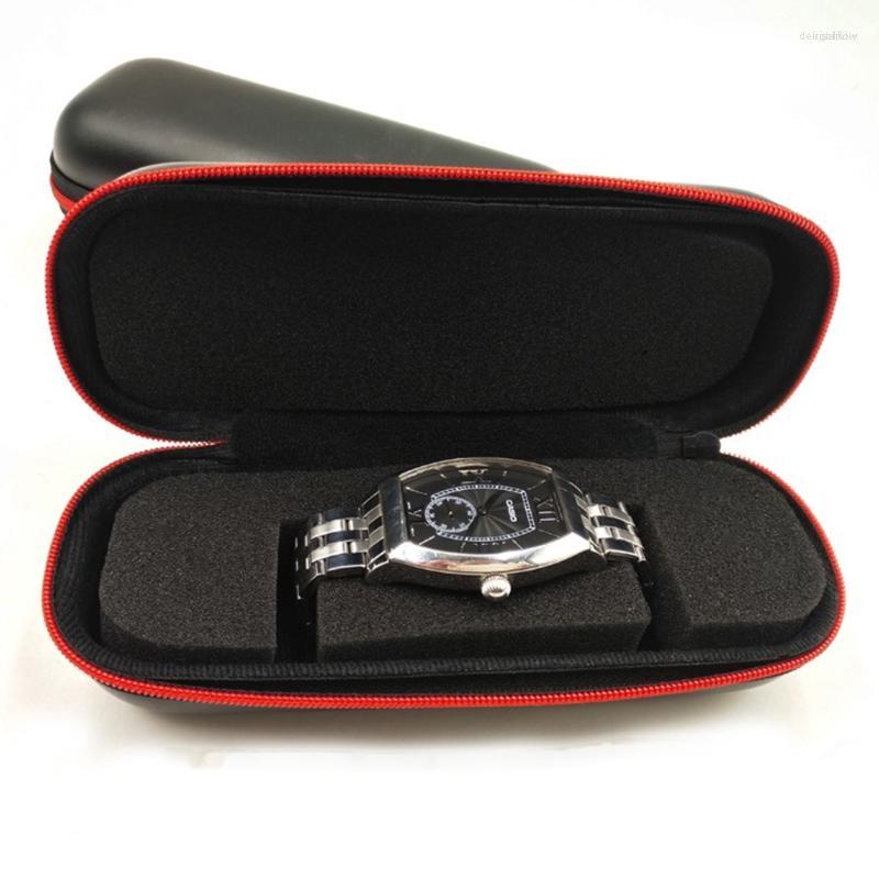 

Watch Boxes EVA Box Handmade Roll Travel For CASE Wristwatch Pouch Storage Chic Portable Vintage
