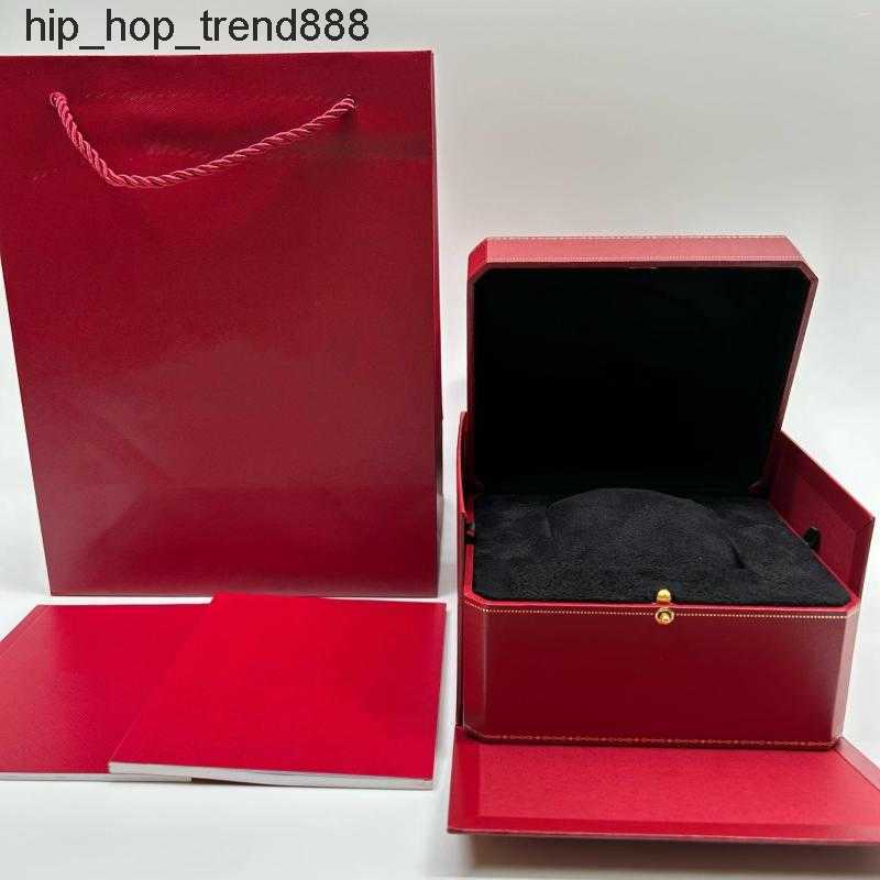 

Watch Boxes Factory Supplier Red With Original Wooden Box Papers Card Can Customization Watche