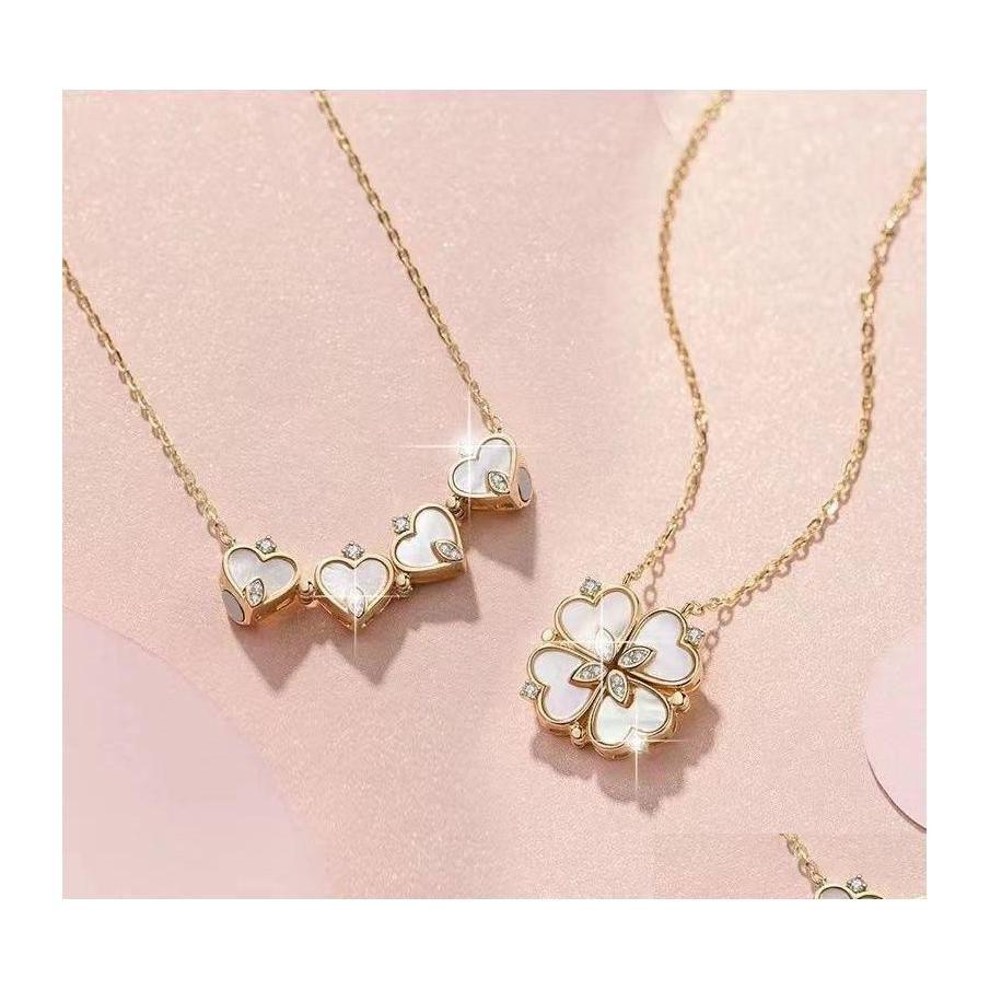 

Pendant Necklaces High Quality Stainless Steel Clover Necklace For Women Gift Drop Delivery Jewelry Pendants Dhteu
