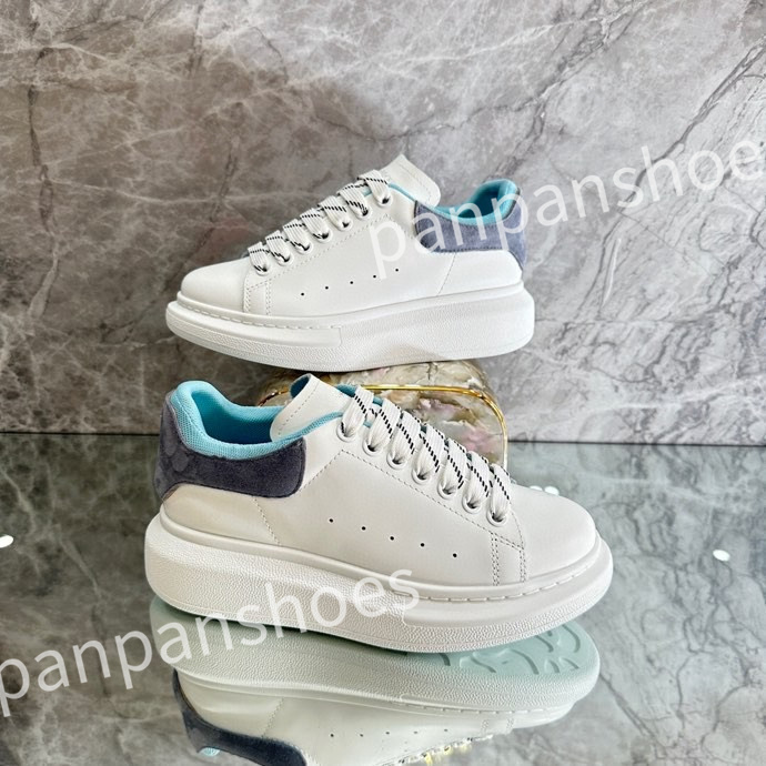 

New top Luxurys Designer sneaker shoes women Casual shoes mens leather white platforms with black outdoor sneakers size 35-46, 06