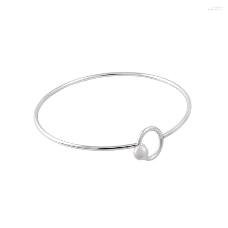 

Bangle IJB0519 3 Style Stainless Steel Cuff For Women Or Men 60mm High Polished Metal Bracelets DIY Charm