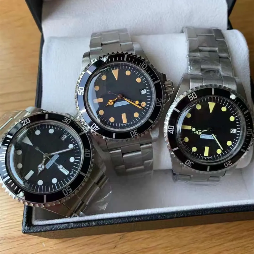 

Hot sell classic vintage style MAN wristwatch Stainless steel luxury watch automatic watch male clock Fashion business New watches R46