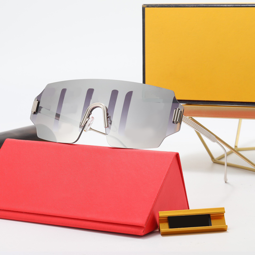 

designer sunglasses men Mask sunglasses women sunglasses Frameless metal thin leg design Multi color option Cool trend style UV400 fashion brand glasses