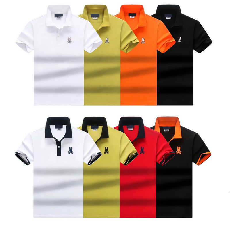 

Psychos Polo Bunnys Shirt Mens Tshirt Women Short Sleeve Tees Loose Cotton T-shirts Summer Fashion Casual Skull Rabbit Designer Street Wear O1dv, 16