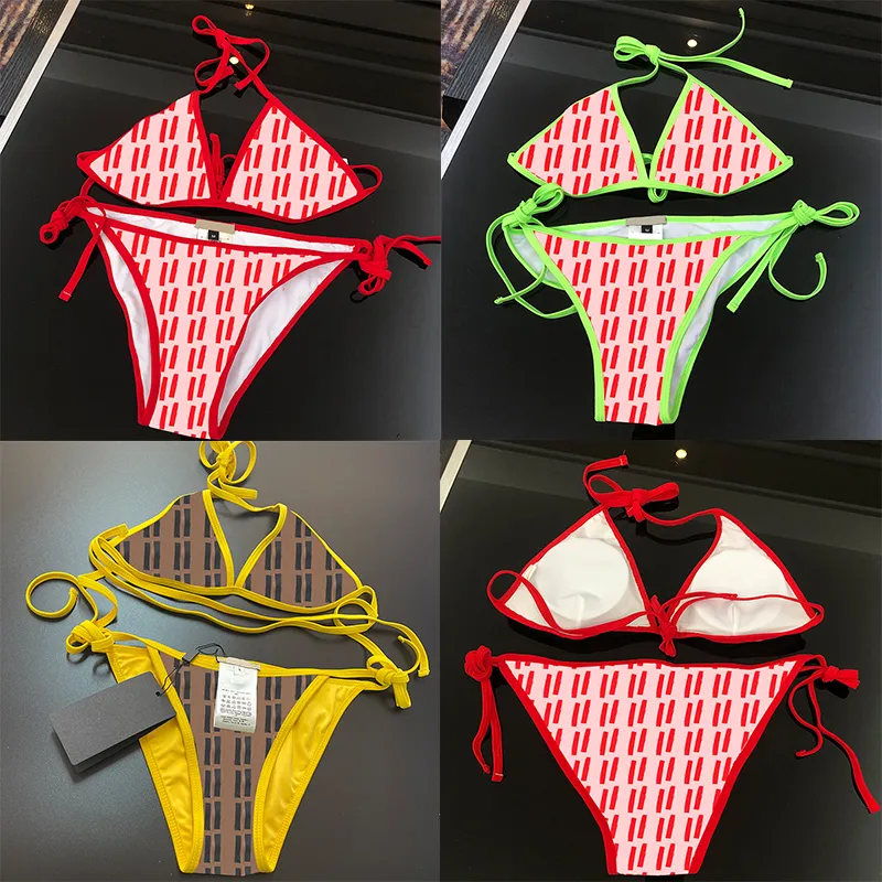 

Designer bikini swimsuit Sexy Padded Up Swimwear for Women Bikini Sets Summer Sexy Swimsuits Fashion Letters Print Girls Bathing Suit Swim Wear, #1