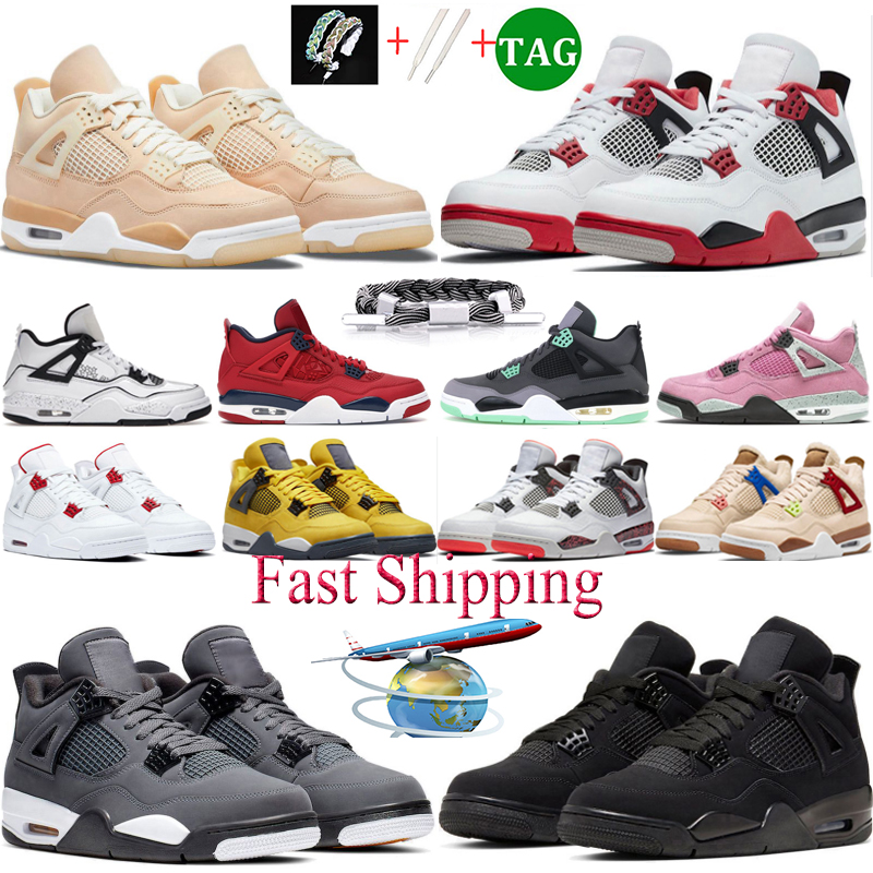 

Modish Basketball Shoes Mens Womens 4 Leather Red Thunder Wild Things Soft Pink Red Thunder Sail Mushroom Canvas Man Trainers Walking Sports breathable sneakers, #7 infrared