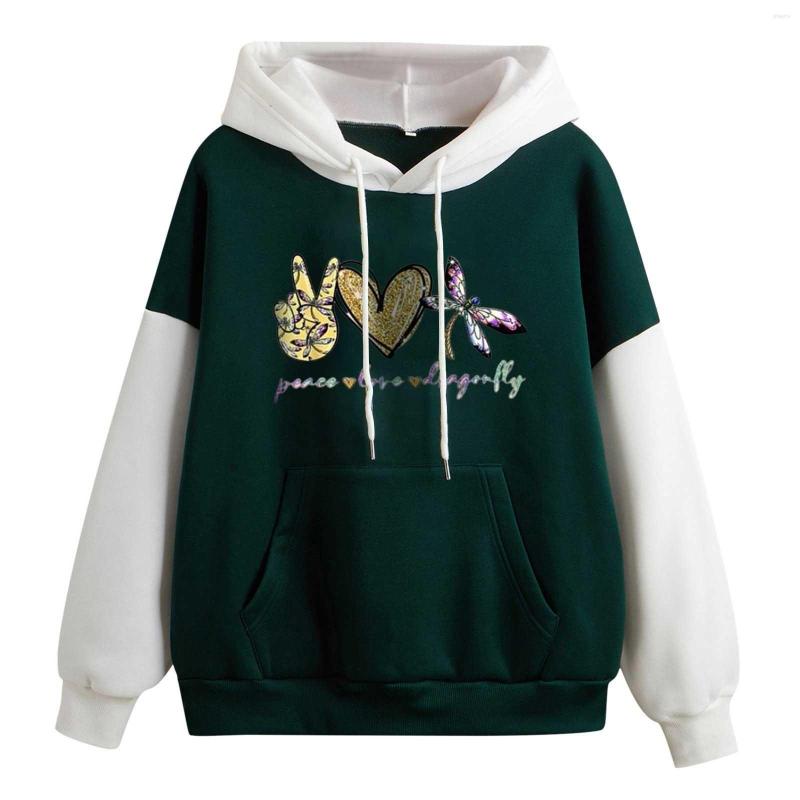 

Women's Hoodies Sweaters With Side Slits Women's Long Sleeve Everyday Print Sweatshirt Hooded Drawstring, Black