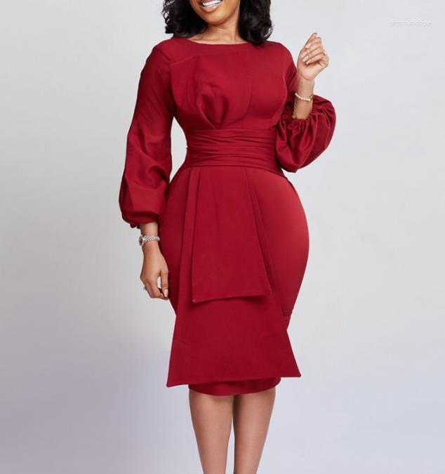 

Casual Dresses For Women 2023 Summer Fashion Solid Hip Wrap OL Temperament Slim Fit Elegant Office Lady FormalDress Female Vestidos