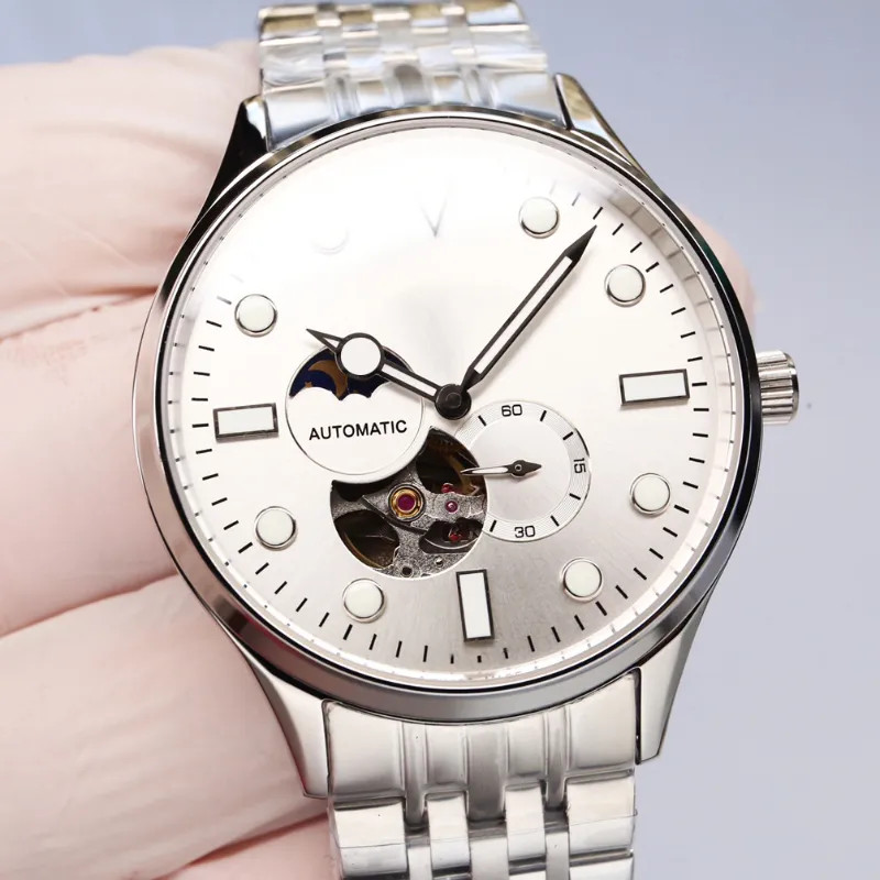 

Sun, Moon and stars series men's Watch Designer Watch King bio-ceramic Moon Watch 82S7 movement limited edition master watch 5 degree waterproof