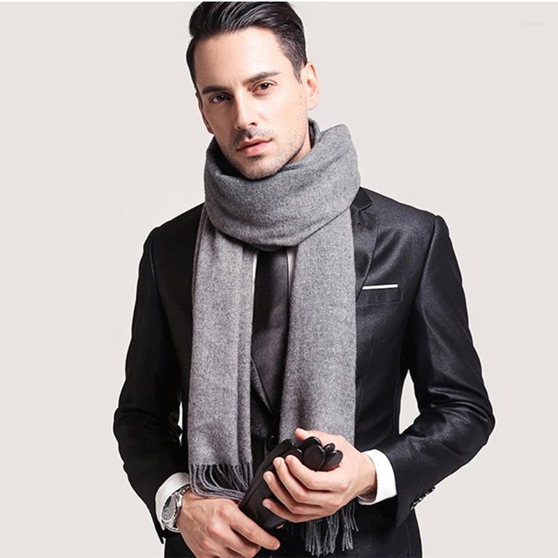 

Scarves Scarf For Women Ladies Men's Winter Warm Soft Cashmere Shawls Pashmina Solid Tassel Long Wraps