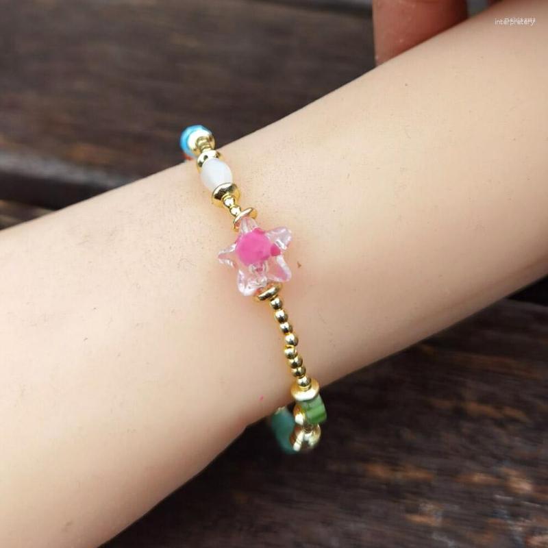 

Strand 2023 Summer Beach Pearls Delicate Beads Braclet Vacation Bracelet Colorful Cute Fruit For Women Fashion Jewelry