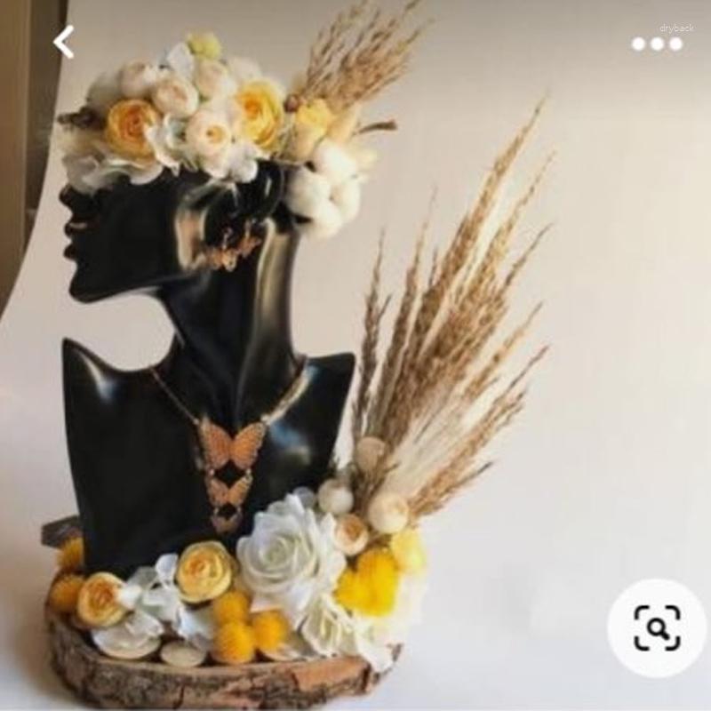

Jewelry Pouches Resin Storage Display Earring Stand Hanging Necklace Vase Ornament Ring Bracelet For Home Props