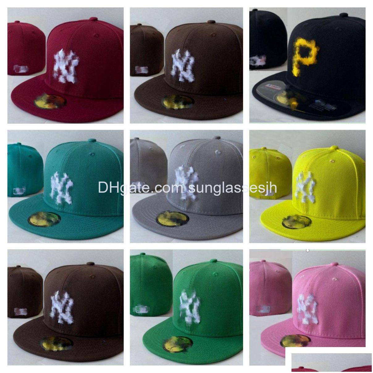 

Ball Caps All Team Logo Fitted Hats Designer Snapbacks Hat Classic Hip Hop Boston Adjustable Baskball Outdoor Sports Embroidery Flat Dhf0E, As show