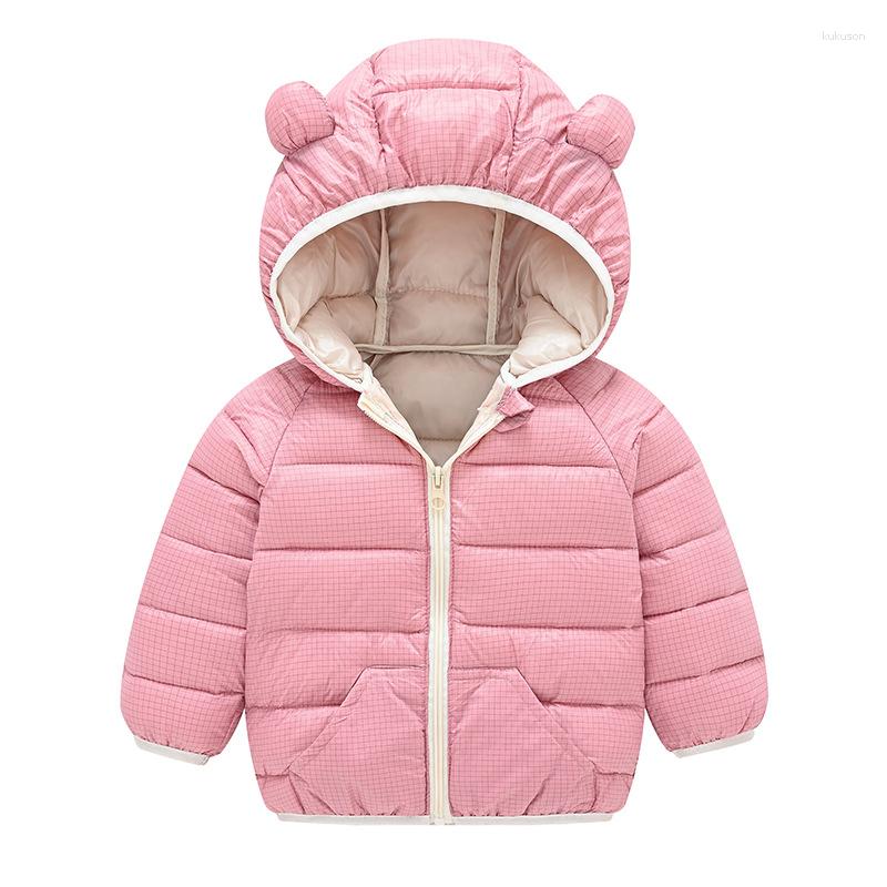 

Jackets 2023 Winter Girls Down Jacket Baby Boys Coat Kids Hooded Outerwear Children Lightweight Toddler Fashion Clothes, As pictures