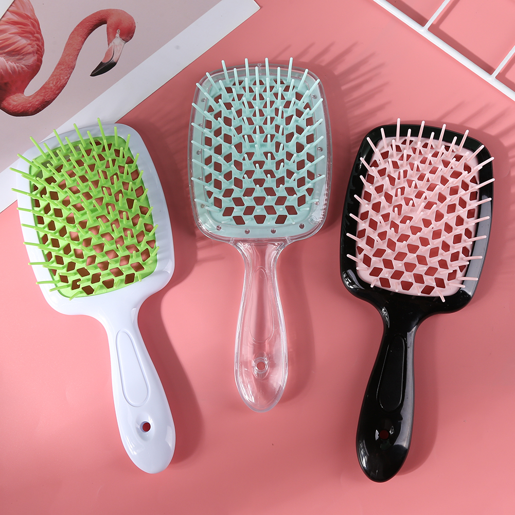 

New Wide Teeth Air Cushion Comb Wet Dry Hair Detangling Scalp Massage Comb Hair Brush Salon Women Hairdressing Tool