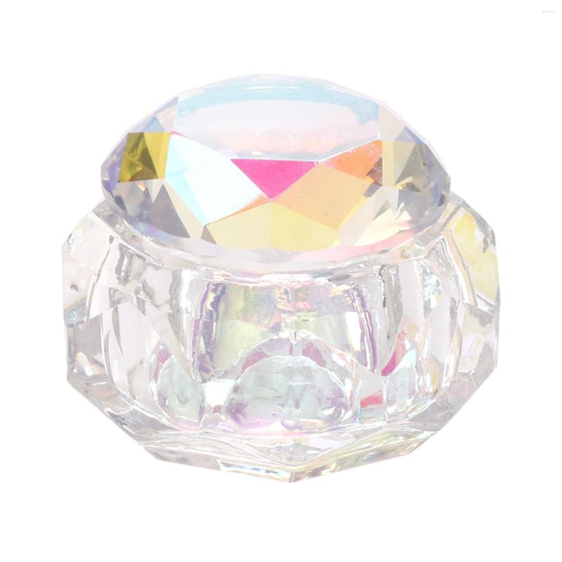 

Nail Art Kits DISH Crystal Lid Bowl Cup Holder For Manicure Equipment