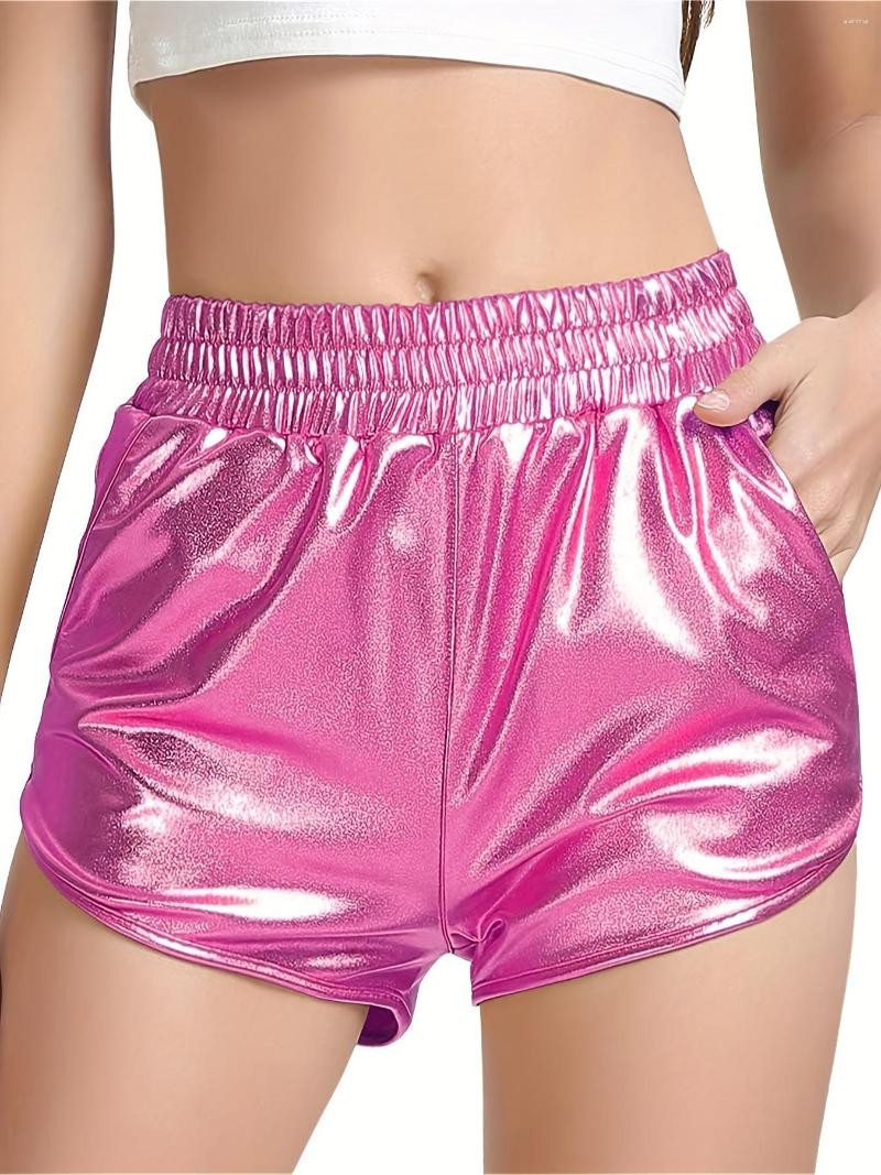 

Women' Shorts Pink Cute Loosen Yoga Soft Touch Light Weight Summer Beach Pants Cheer Team Dance Stage Live Show