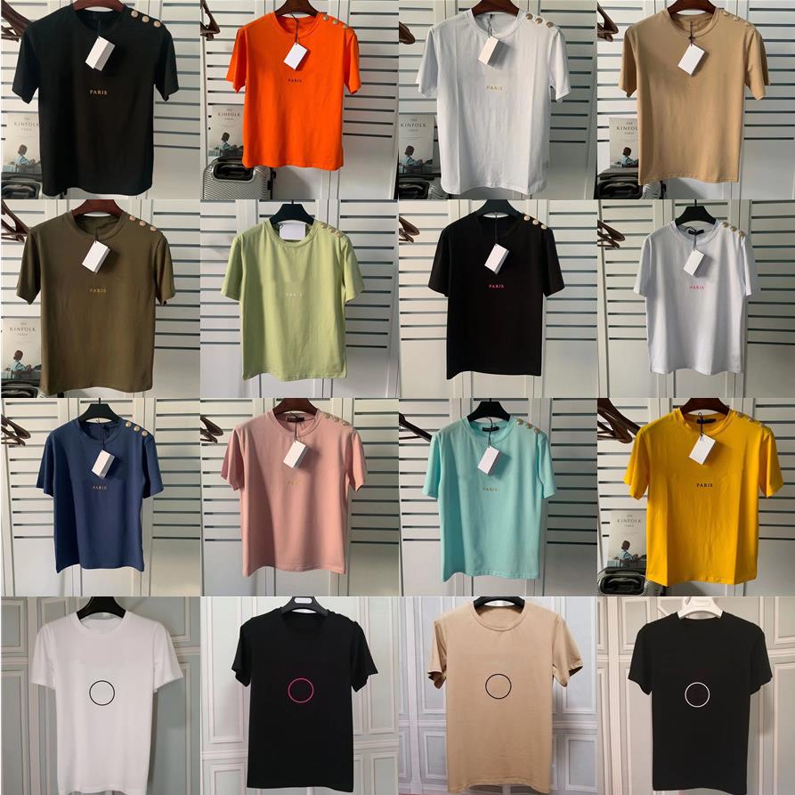 

Summer Mens t shirts balmain designer for men woman tshirts short sleeve crewneck clothing Top S-2XL