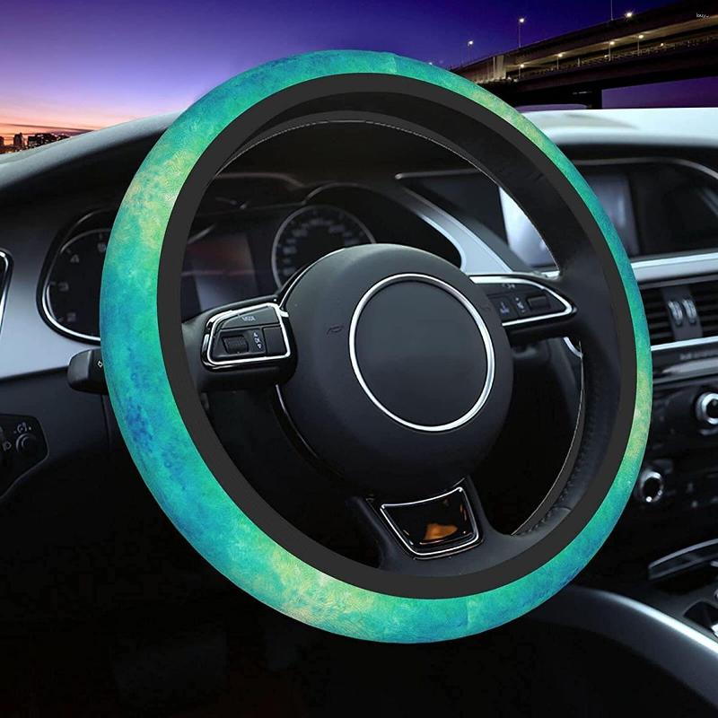 

Steering Wheel Covers Blue Green Cover 15 Inch