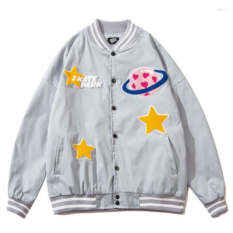

Men's Jackets Hip Hop Baseball Uniform Male Flocking Embroidery Bomber Jacket Autumn Mens Couple Boyfriend Style Varsity Outwear Street, Black