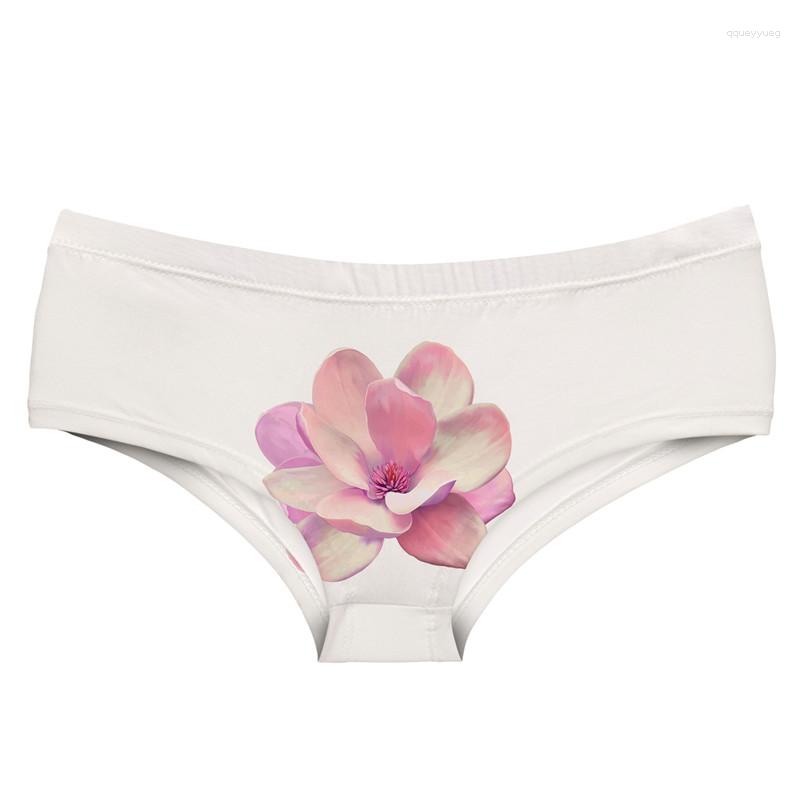 

Women's Panties DeanFire Super Soft 3D Women Underwear FLOWER Print Kawaii Push Up Sexy Briefs Lingerie Thong For Female, 54959